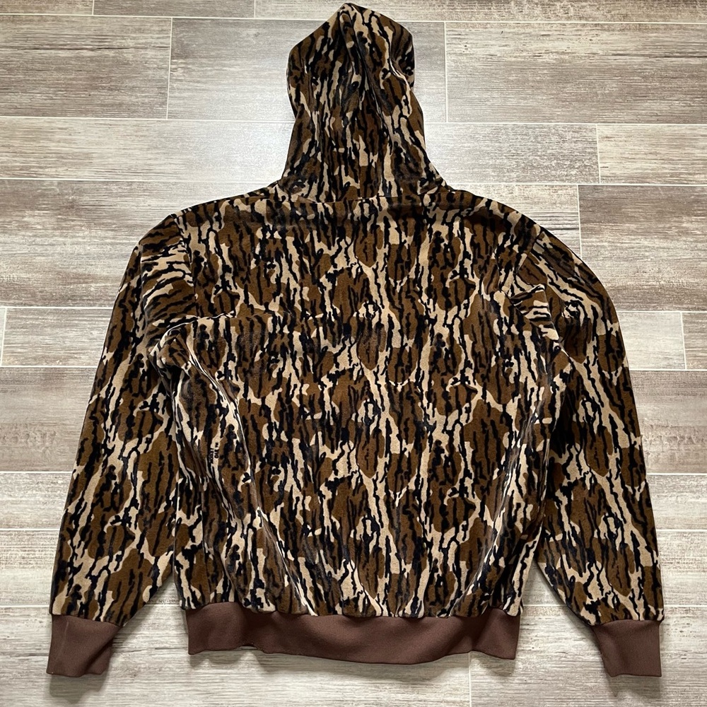Vintage Carhartt Trebark 769 Camo Hoodie Mens XL Rare Velvet 80’s - Picture 2 of 6